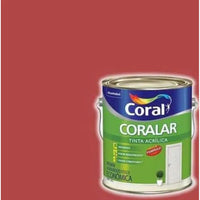 Tinta Acrílica Fosca Coralar Rubi 3,6L Akzo Nobel