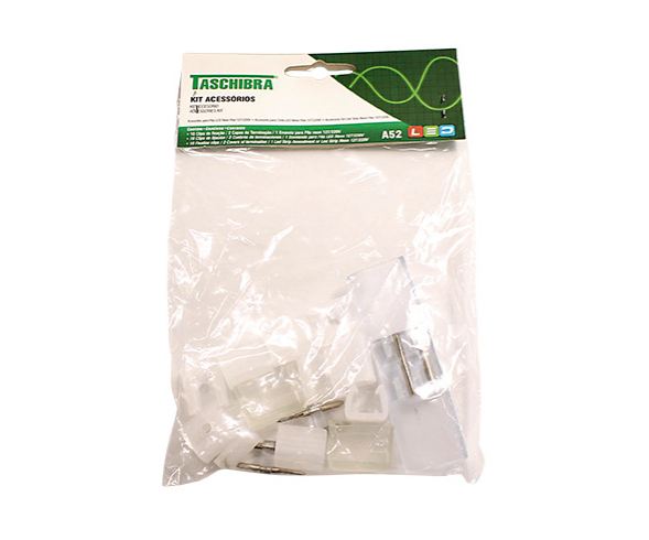 Kit Acessórios Para Fita Led Neon Flex Taschibra Brasilux