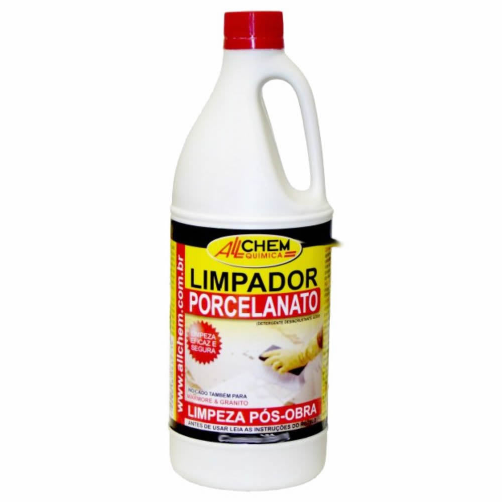 ALLCHEM LIMPADOR PORCELANATO POS OBRA 950ML LIMPEZA PESADA