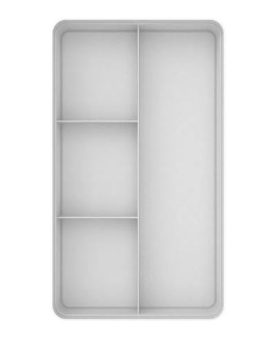 OU ORGANIZADOR DE GAVETAS LOGIC 4 SESSÕES 35X20X7,5CM BRANCO