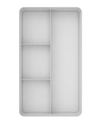 Organizador De Gavetas Logic 4 Divisórias Martiplast 35x20x7,5cm