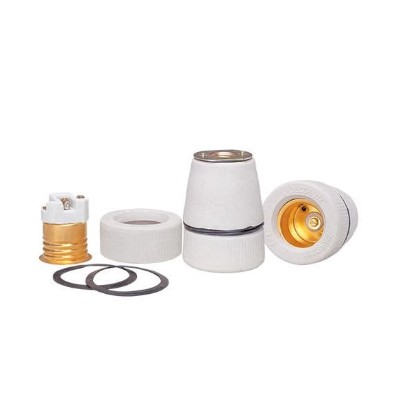 SUPORTE PORCELANA P/ TEMPO E-27 DECORLUX