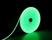 Fita LED Neon Flex Verde 5m 120 Leds/m 12V com Fonte Autovolt