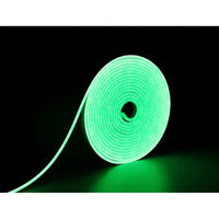 Fita LED Neon Flex Verde 5m 120 Leds/m 12V com Fonte Autovolt