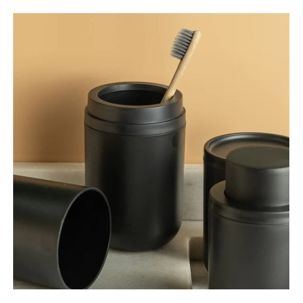 Porta Escova Bold Preto Martiplast