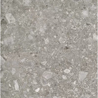 Piso Cerâmico Cejatel Bergamo Grigio Retificado 68x68cm 2,73m2