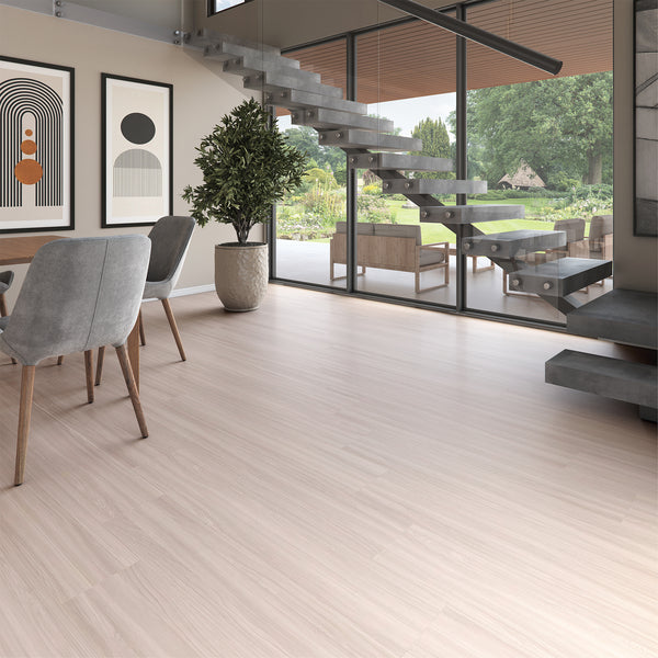 Piso Laminado Click Fit Andiroba 21,5x120cm m² Floorest Quick-Step