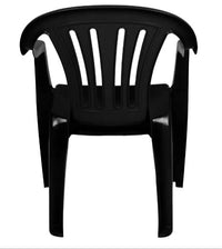 Poltrona De Plastico Preta Mor 80cm