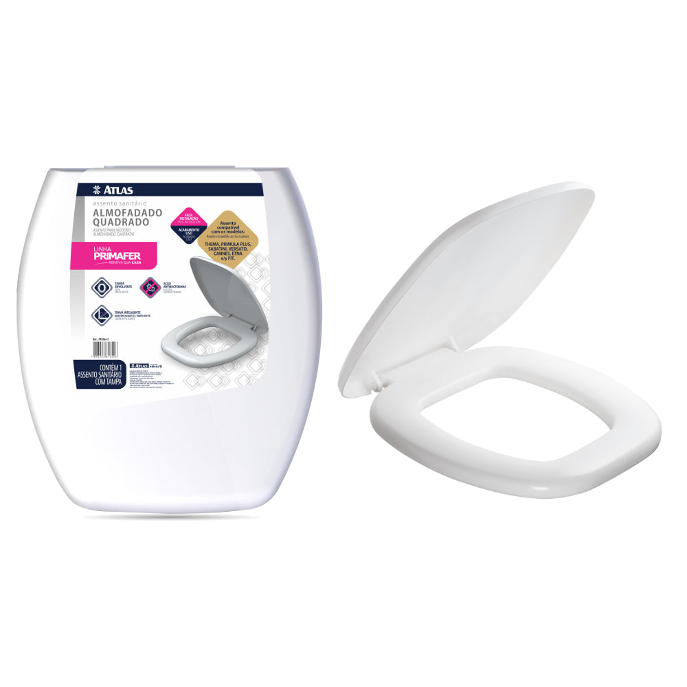 ATLAS ASSENTO ALMOF QUADRADO PLASTICO BR
