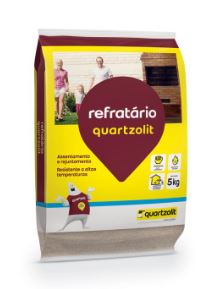 Argamassa Colante Quartzolit Refratária Para Pisos E Pastilhas 5kg