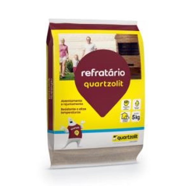 Argamassa Colante Quartzolit Refratária Para Pisos E Pastilhas 5kg