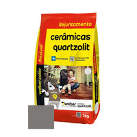Rejunte Flex Quartzolit Cinza Outono 1kg