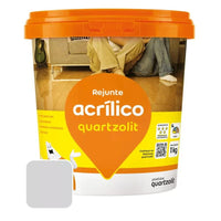 Rejunte Acrílico Quartzolit Cinza Platina 1kg