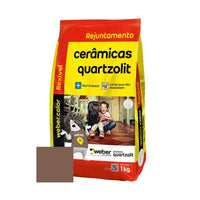 Rejunte Flex Quartzolit Marrom Café 1kg