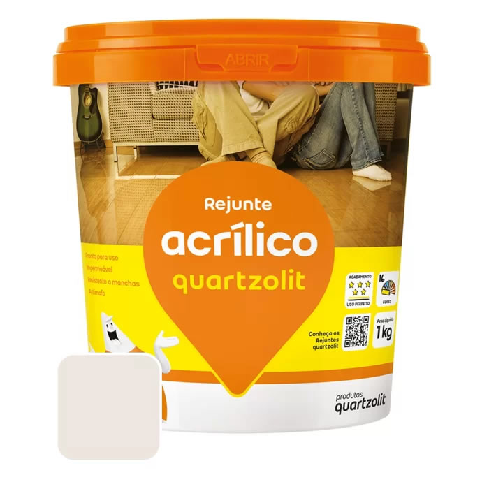 REJUNTE QUARTZOLIT ACRILICO PALHA 1KG