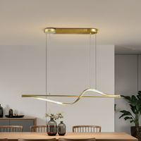 Lustre Pendente Led Coaster 20W 3000K Ouro