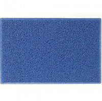 Tapete Capacho Vinil Kapazi 60x90cm Silver Azul Royal 10mm