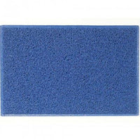 Tapete Capacho Vinil Kapazi 60x90cm Silver Azul Royal 10mm