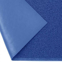 Tapete Capacho Vinil Kapazi 60x90cm Silver Azul Royal 10mm