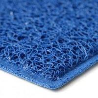 Tapete Capacho Vinil Kapazi 60x90cm Silver Azul Royal 10mm