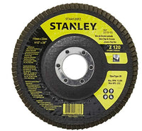 Disco Flap Stanley 4.1/2 Polegadas Grão 120 Black E Decker