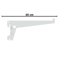 Suporte Para Trilho Simples Brasforma 25cm Branco Stsb-25b