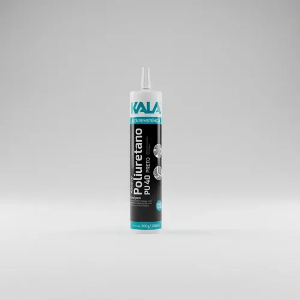 ADESIVO POLIURETANO PU40 PRETO 360GR KALA