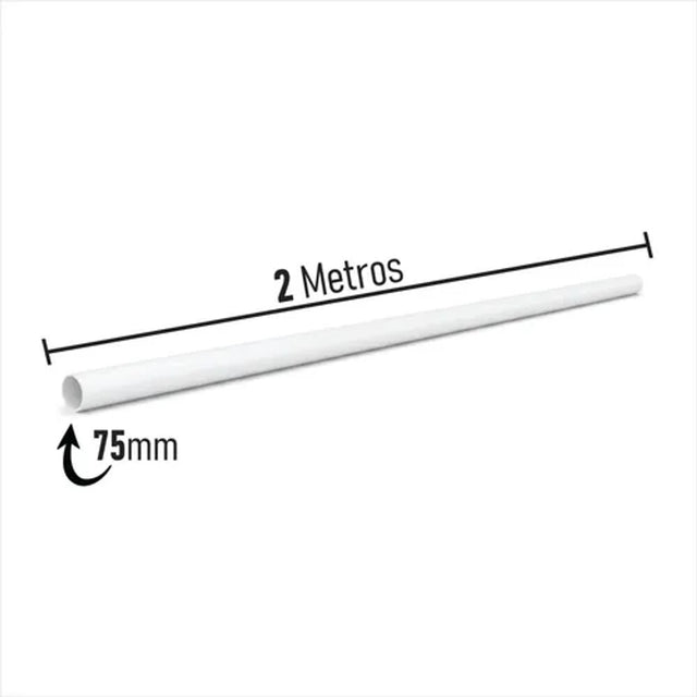 AMANCO TUBO PVC CL 8 75MM METRO LINEAR