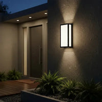 ARANDELA LED TASCHIBRA YAPI 3000K 15W RETANGULAR PRETA