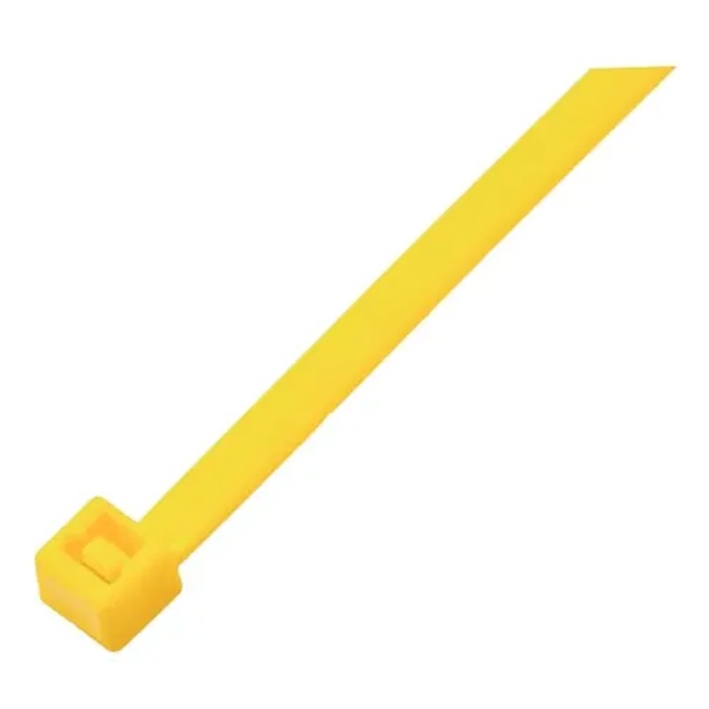 Abraçadeira de nylon 100x2.5mm amarela