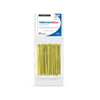 Abraçadeira de nylon 100x2.5mm amarela