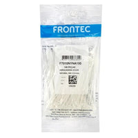 Abraçadeira de nylon natural 100x2.5mm 100 peças