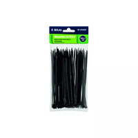 Abraçadeira plástica preta 200x2,5mm 100 peças