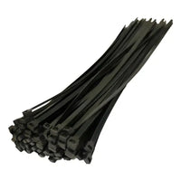Abraçadeira plástica preta UV T50R 197x4,6mm 100 peças