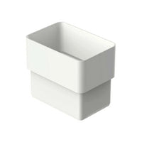 Acoplamento retangular Aquapluv Style branco