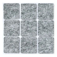 Adesivo protetor de feltro quadrado 25x25mm
