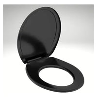 Assento sanitário universal eco polipropileno preto