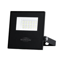 BLUMENAU REFLETOR ALUM QUAD IP66 20W BIVOLT 6500K PRETO