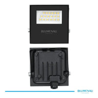 BLUMENAU REFLETOR ALUM QUAD IP66 20W BIVOLT 6500K PRETO