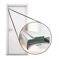 Batente de pvc branco para porta 2,13m