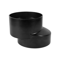 Bolsa de ligação para vaso sanitário 100mm preta