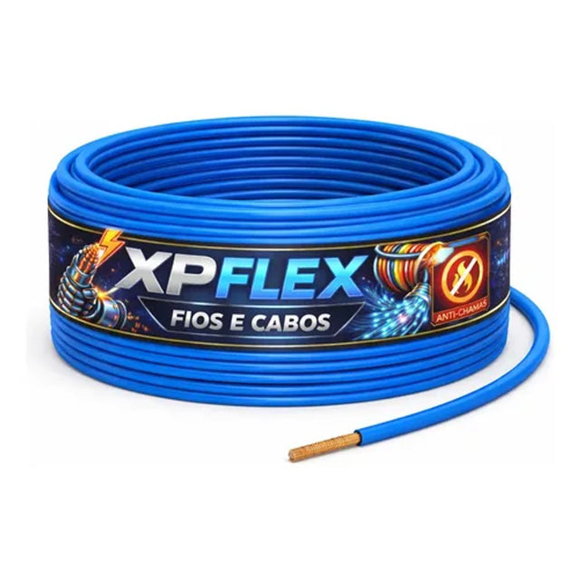 CABO FLEXIVEL ROLO 100MTS 60MM AZUL