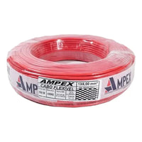 CABO FLEXIVEL ROLO 100MTS 60MM VERMELHO