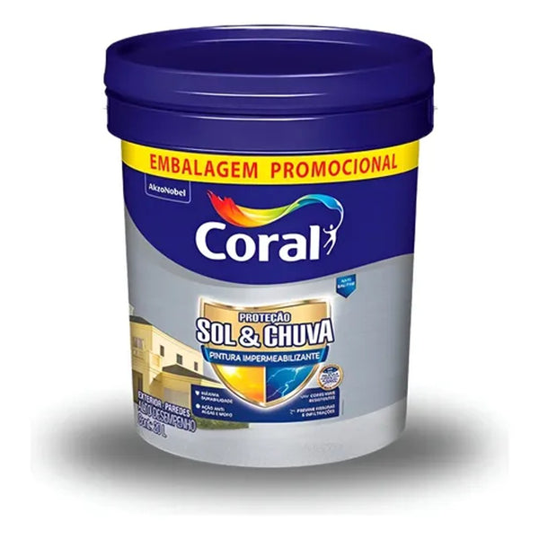 CORAL SOL E CHUVA PINT IMP BRANCO 20L CORAL