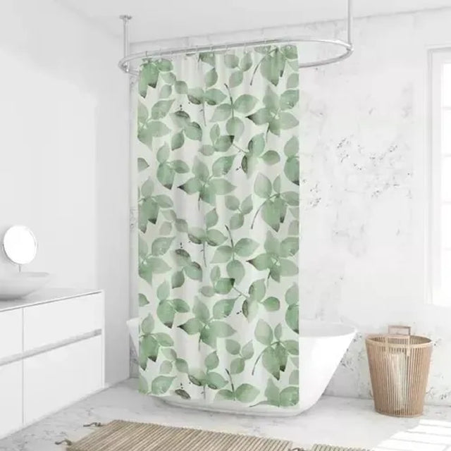 CORTINA BOX POLIESTER 198X180M FOLHAGEM VERDE