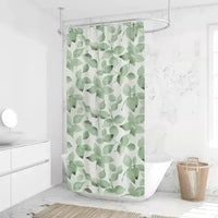 CORTINA BOX POLIESTER 198X180M FOLHAGEM VERDE