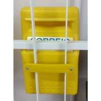 Caixa de correio grande em pvc 32x20x12