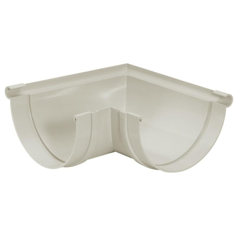 Calha esquadro externo 170mm pvc branco 90 graus