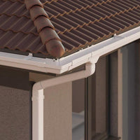 Calha esquadro externo 170mm pvc branco 90 graus
