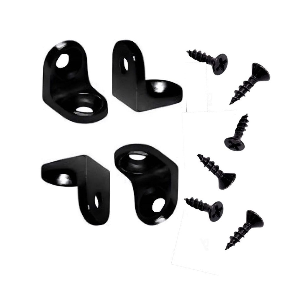 Cantoneira para prateleira 6x8 com parafusos 4 peças